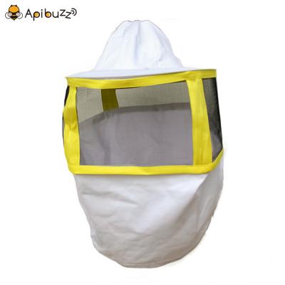 Apibuzz Square Folding Beekeeping Hat-Veil with Round Head Apiculture Tool Farm Fishing Anti-Insect Hat 