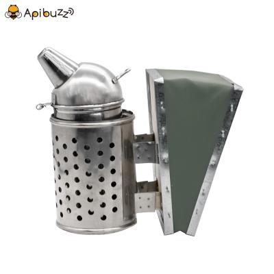 Stainless Steel Domed Top Perforated Heat Shield Honey Bee Hive Smoker Apiculture Beekeeping Tool Supplies 