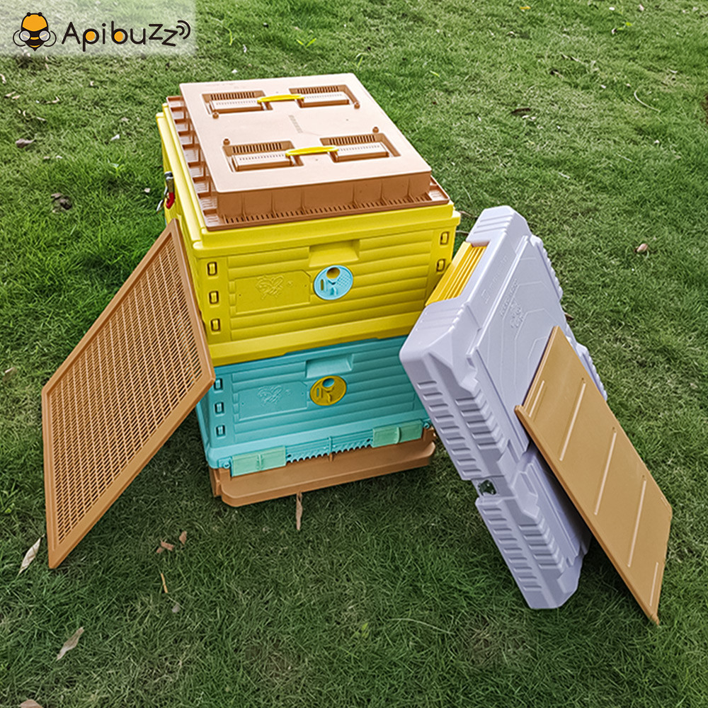 Langstroth 2-Layer 10-Frame Plastic Thermo Beehive Box Hive for Bees Keeping Equipment Tools Apiculture Supplies Apicultura