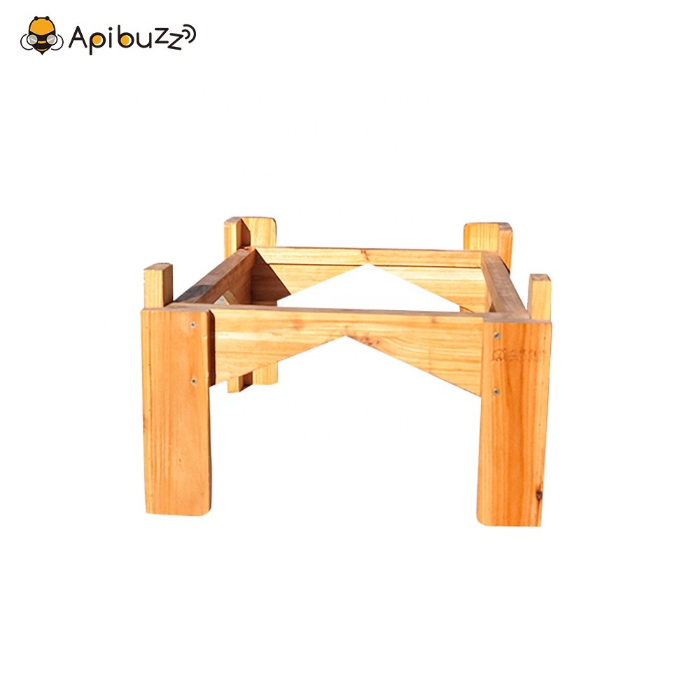Wooden Auto Flowing Bee Hive Stands Beehive Stand Apiculture Beekeeping Tools Bee Keeping Farming Equipment Apicultura Imkerei