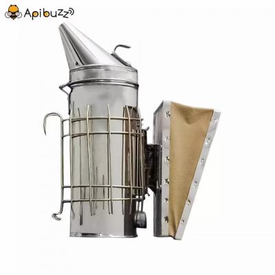 Stainless Steel Large Size Beekeeping Smoker Apiculture Honey Bee Keeping Equipment Hive Tool Supplies