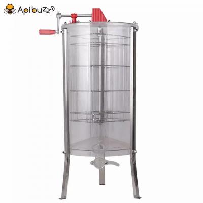 Acrylic Transparent 2 Frame Manual Honey Extractor Machine Tangential Style Beekeeping Supplies