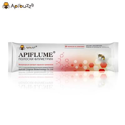 Apibuzz Russian Apiflume Flumethrin 20 Strips Anti Bee Varroa Mite Strip Control Beekeeping Tool Equipment Bee Keeping Supply