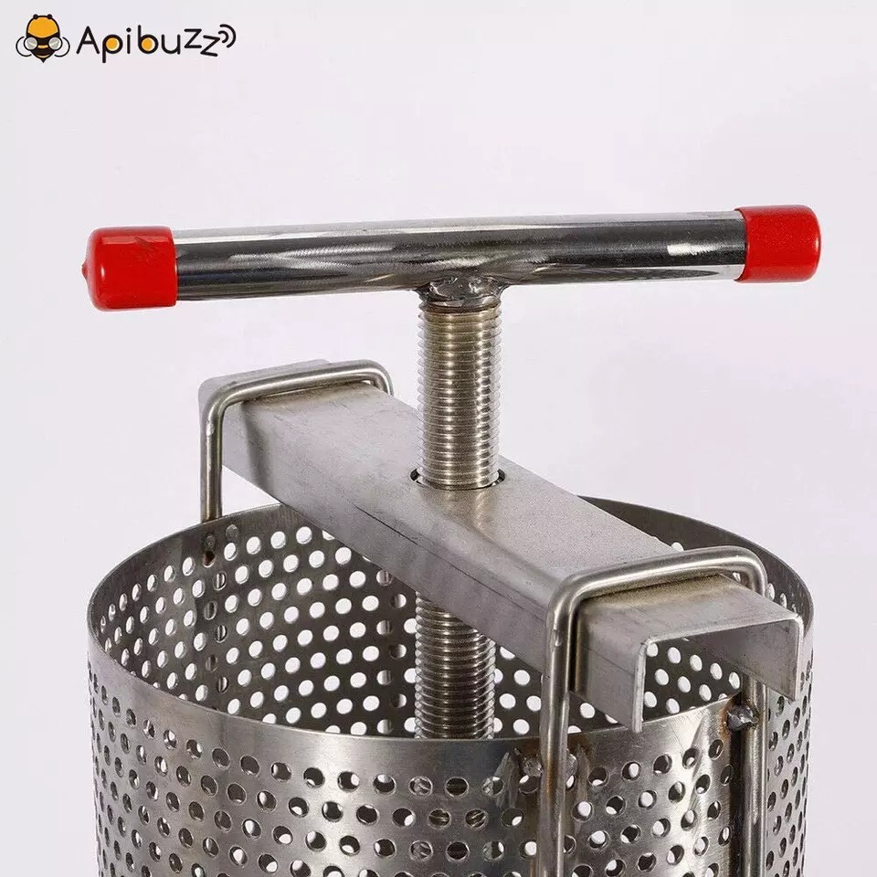 Stainless Steel Large Hand Crank Honey Press Machine Extractor Filter Apiculture Beekeeping Equipment Tool Supplies